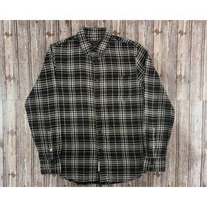 RAG & BONE classic fit beach Shirt size M color black plaid NWOT